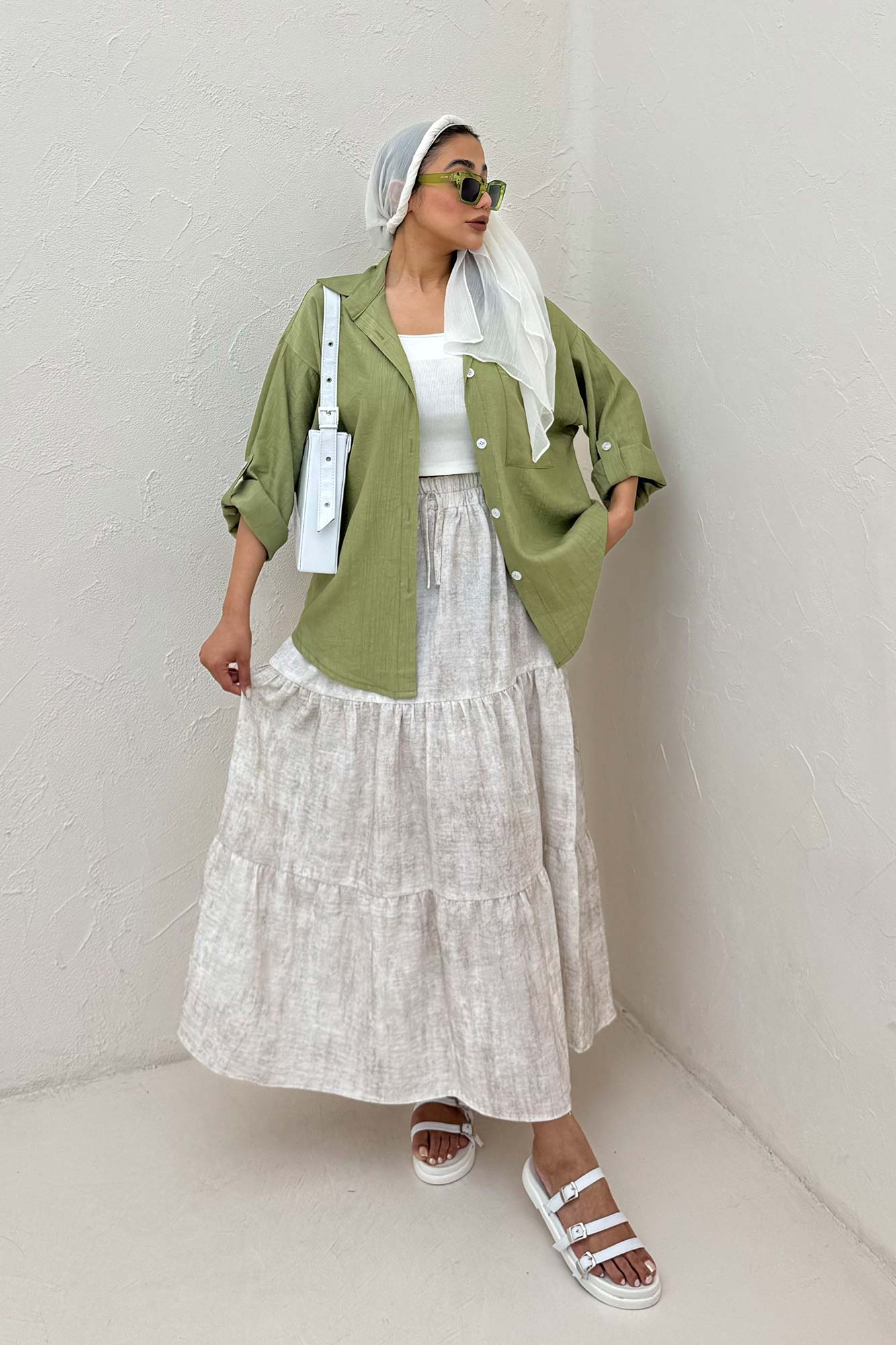 شومیز NR آستین پاگن دار