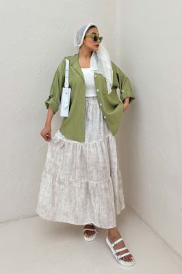 شومیز NR آستین پاگن دار