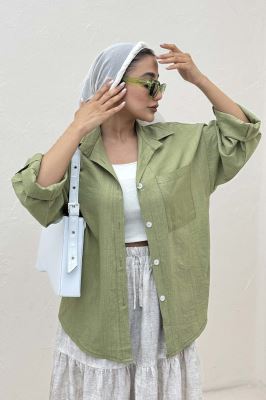 شومیز NR آستین پاگن دار