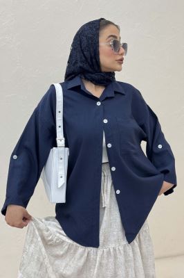 شومیز NR آستین پاگن دار