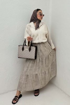 شومیز NR آستین پاگن دار