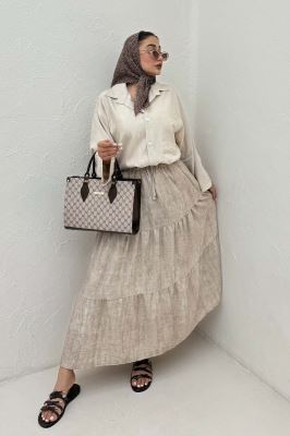 شومیز NR آستین پاگن دار