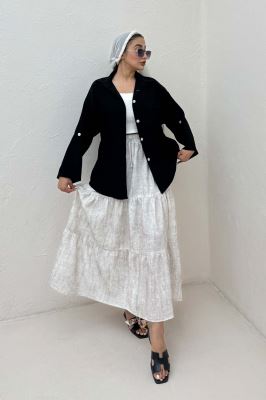 شومیز NR آستین پاگن دار