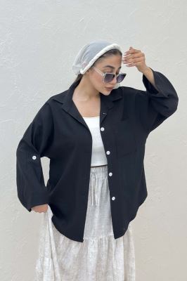 شومیز NR آستین پاگن دار