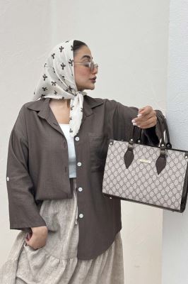 شومیز NR آستین پاگن دار