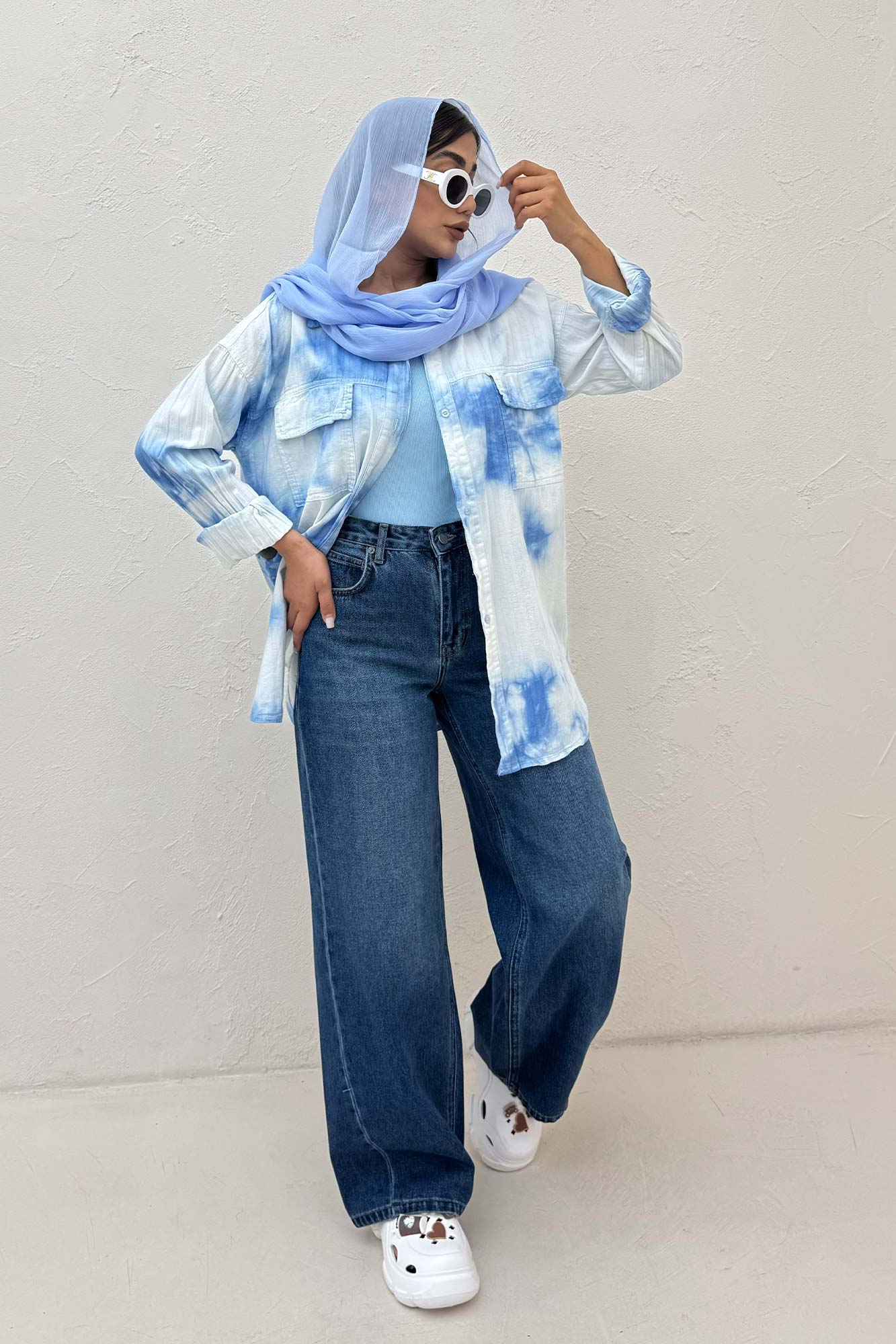 مانتو راه راه در جیب دار (آبرنگی) TR