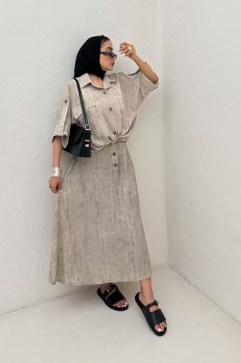 ست شومیز و دامن پرینتی اسپانگل