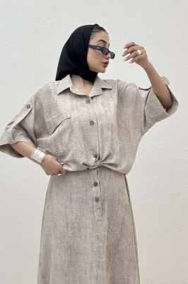 ست شومیز و دامن پرینتی اسپانگل