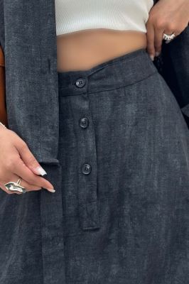 ست شومیز و دامن پرینتی اسپانگل