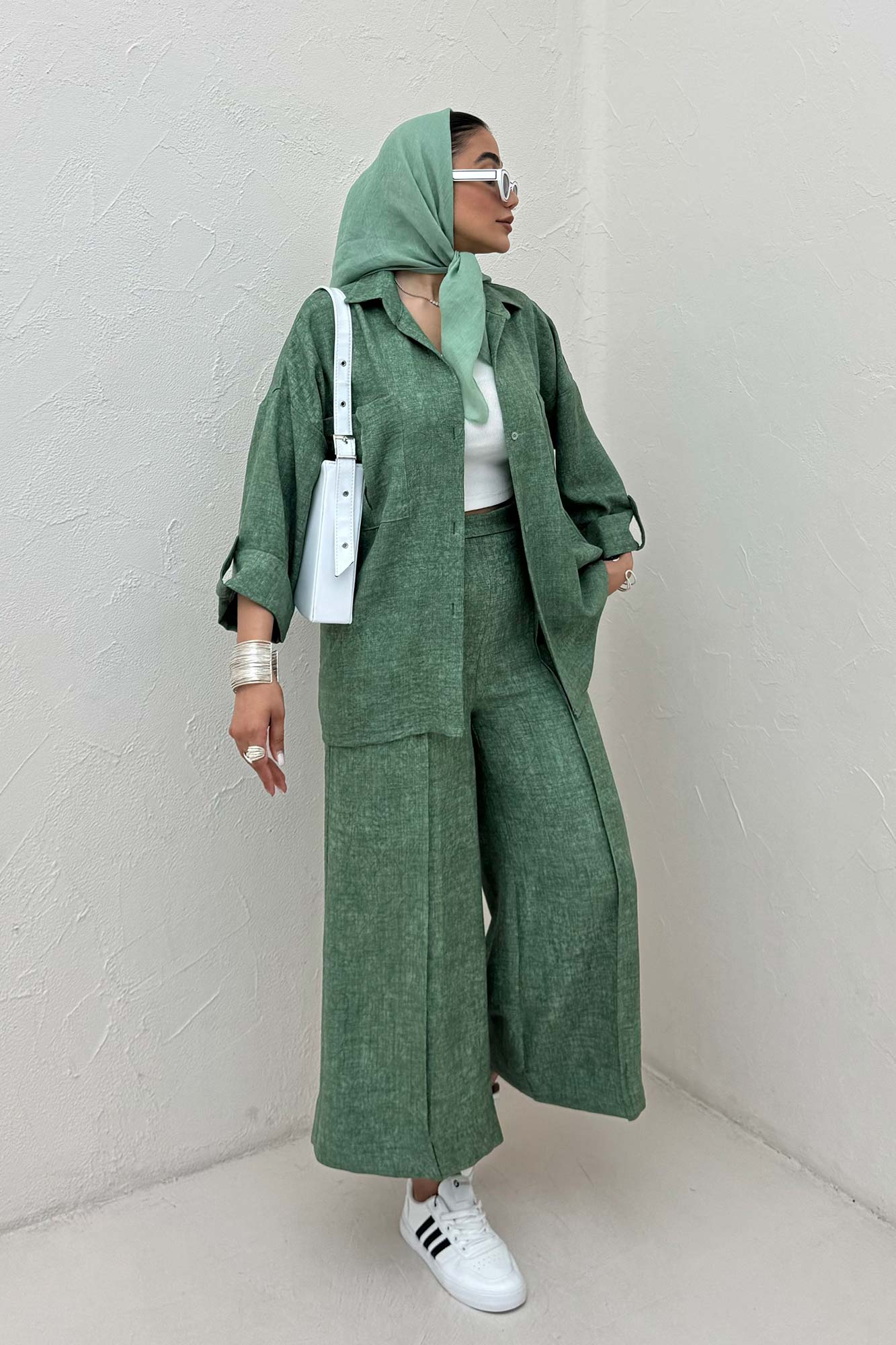 شومیز آستین پاگن شانتون سرامیکی