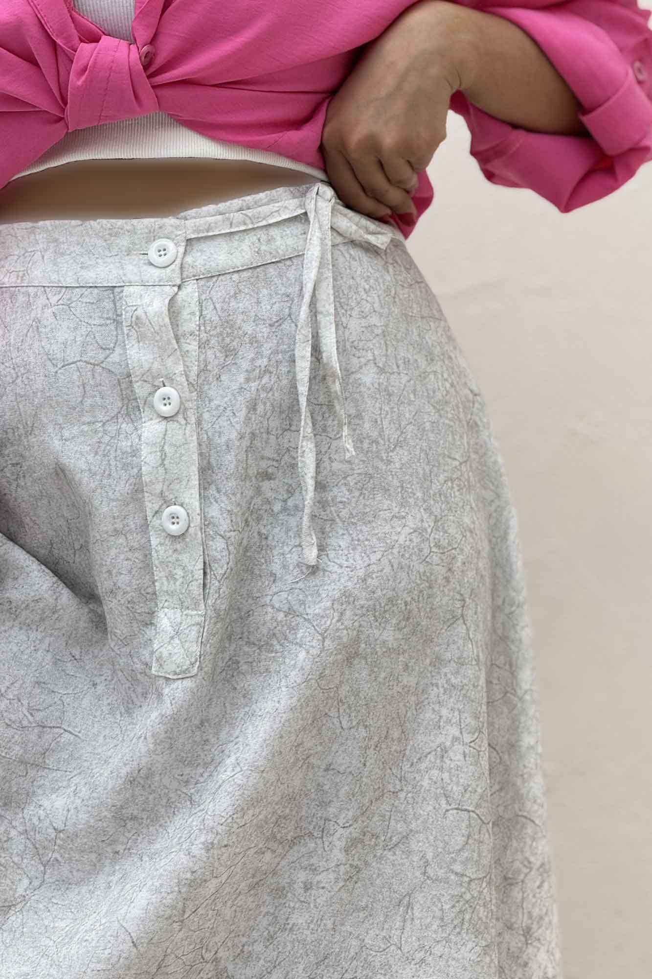 دامن شانتون سرامیکی مدل نخ دکمه