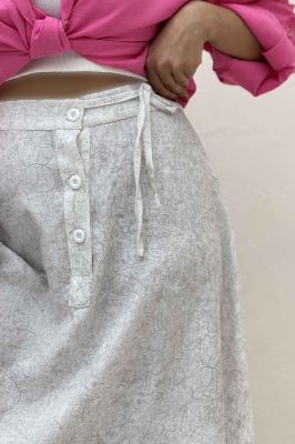 دامن شانتون سرامیکی مدل نخ دکمه