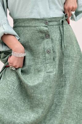 دامن شانتون سرامیکی مدل نخ دکمه