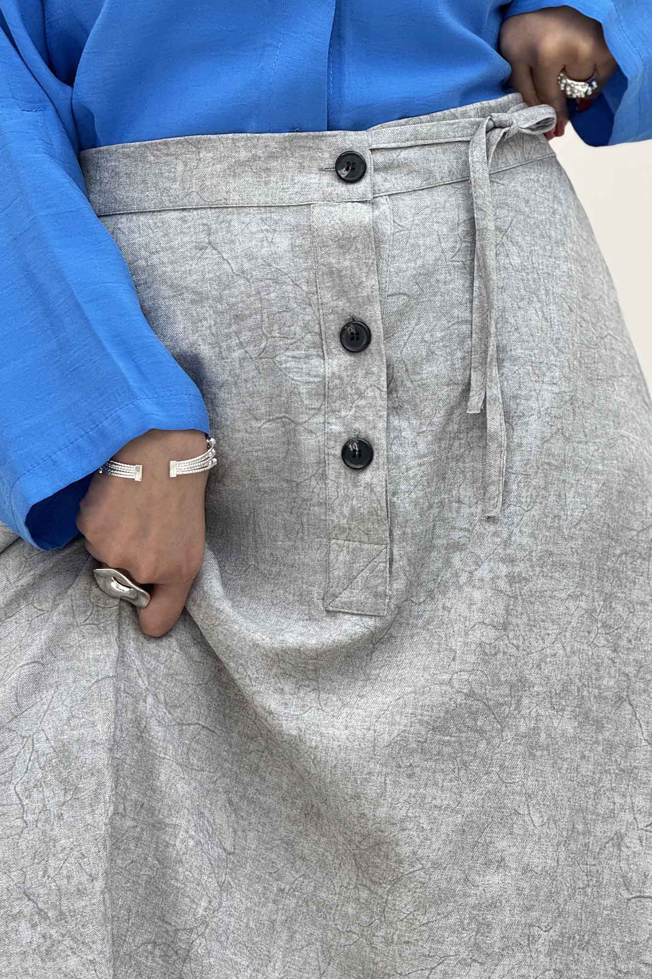 دامن شانتون سرامیکی مدل نخ دکمه