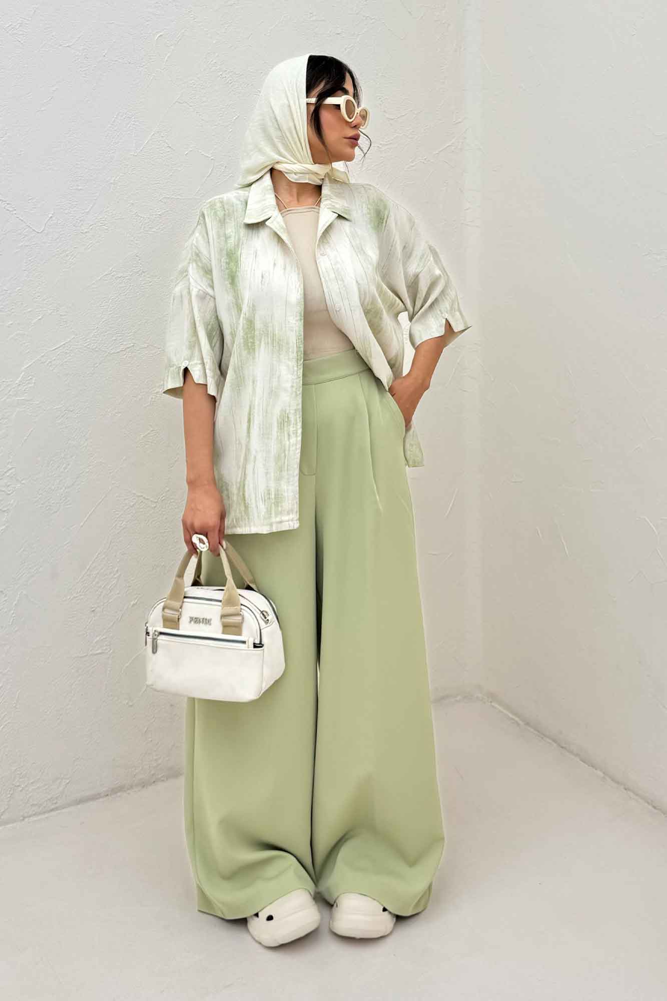 شومیز آستین کوتاه پرینتی کد 2