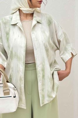 شومیز آستین کوتاه پرینتی کد 2