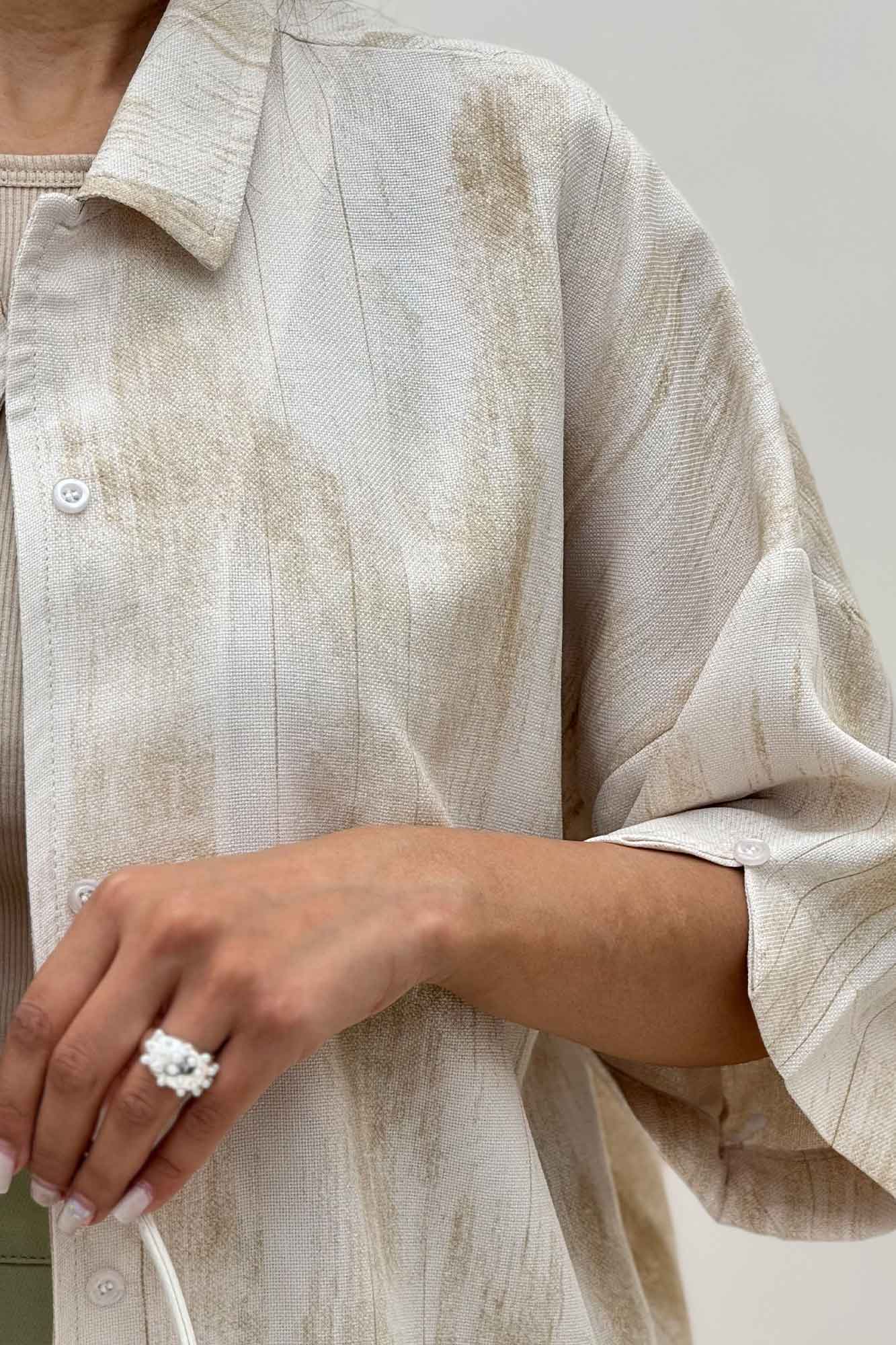 شومیز آستین کوتاه پرینتی کد 2