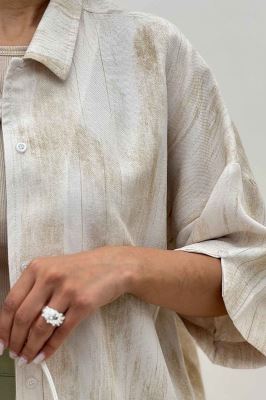 شومیز آستین کوتاه پرینتی کد 2