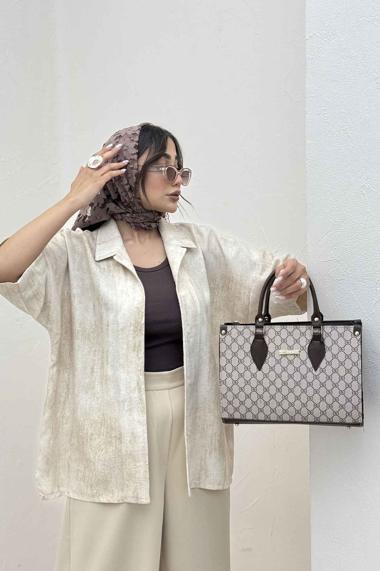 شومیز آستین کوتاه پرینتی کد 2