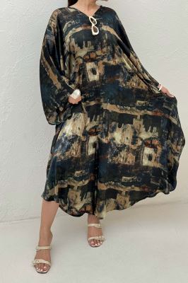 اورال پشت زیپ حریر زارا