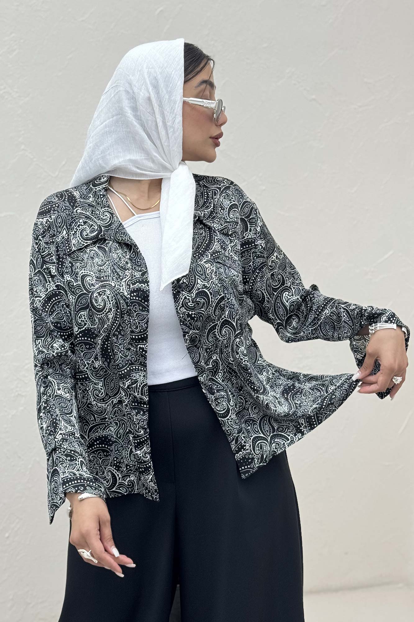 شومیز حریر زارا 