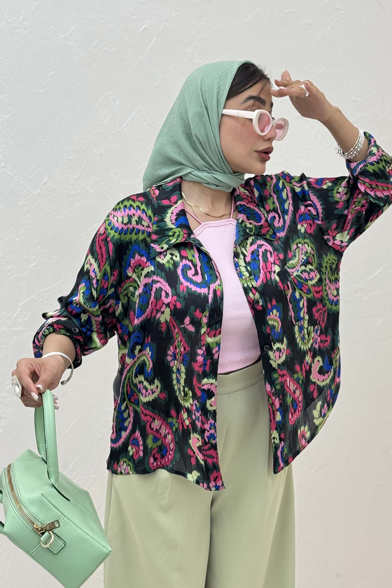 شومیز حریر زارا 