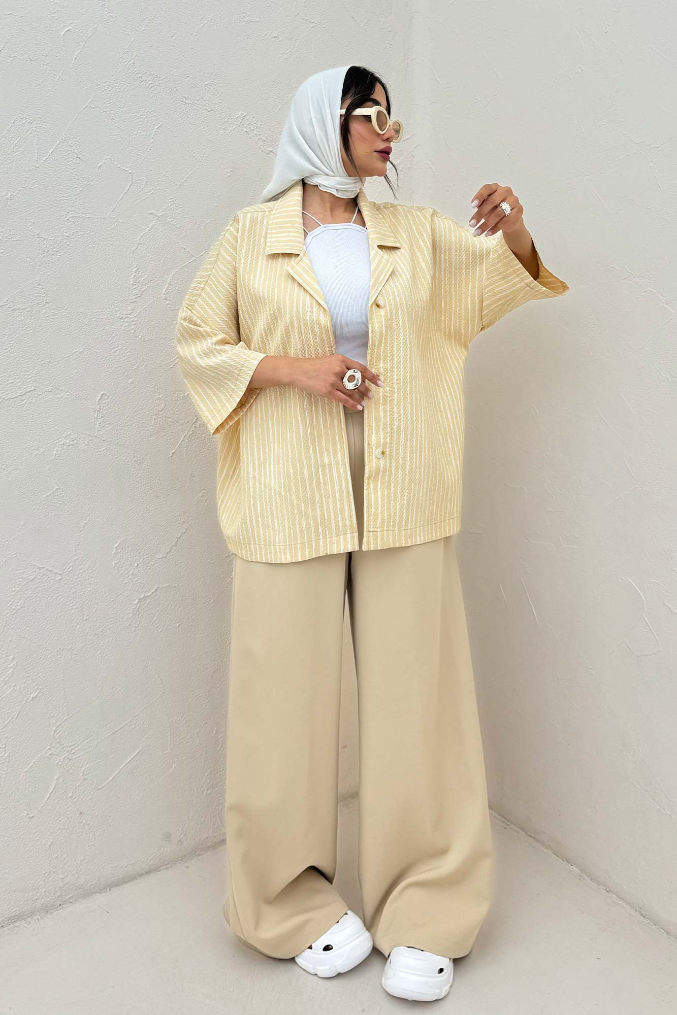 مانتو یقه شکاری راه راه زارا