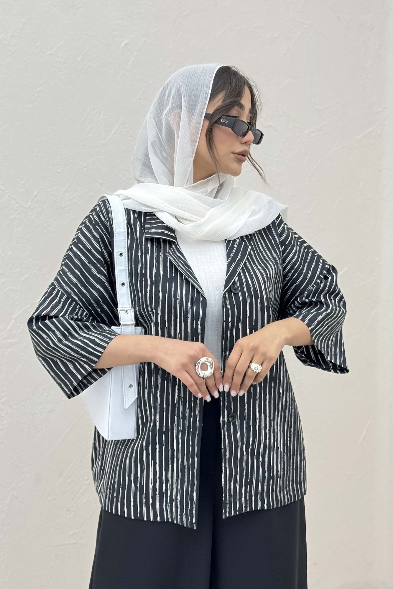 مانتو یقه شکاری راه راه زارا