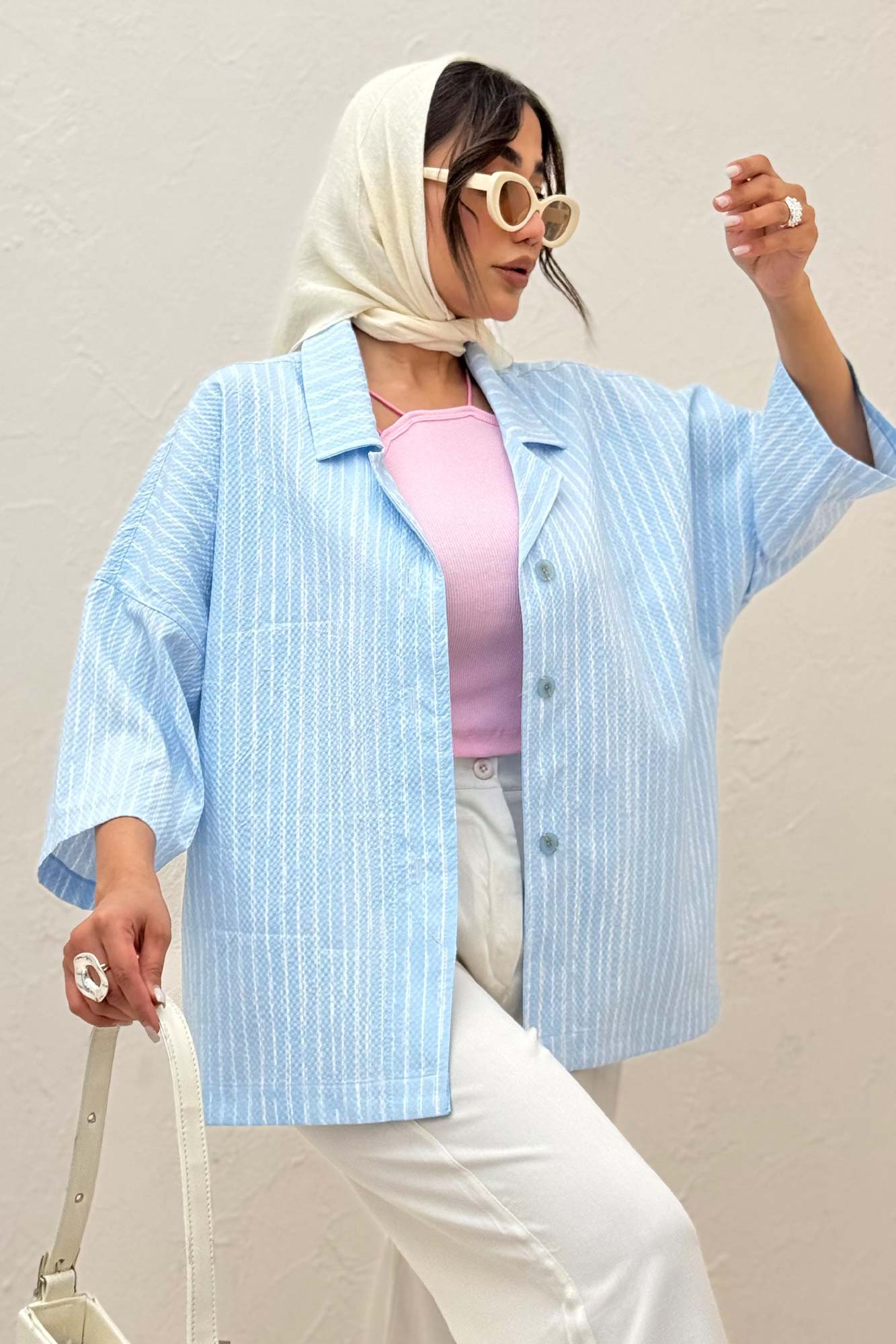 مانتو یقه شکاری راه راه زارا