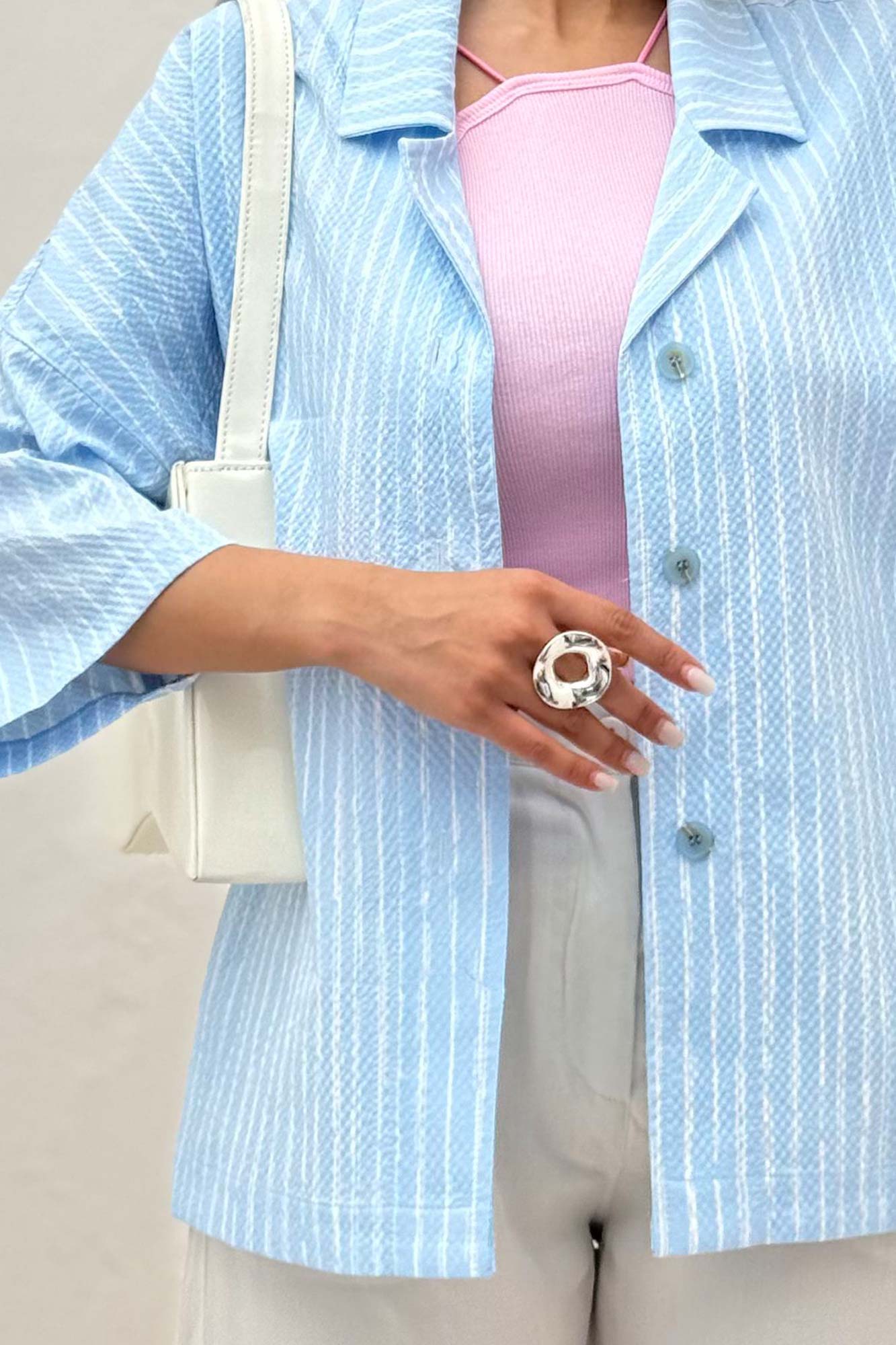 مانتو یقه شکاری راه راه زارا