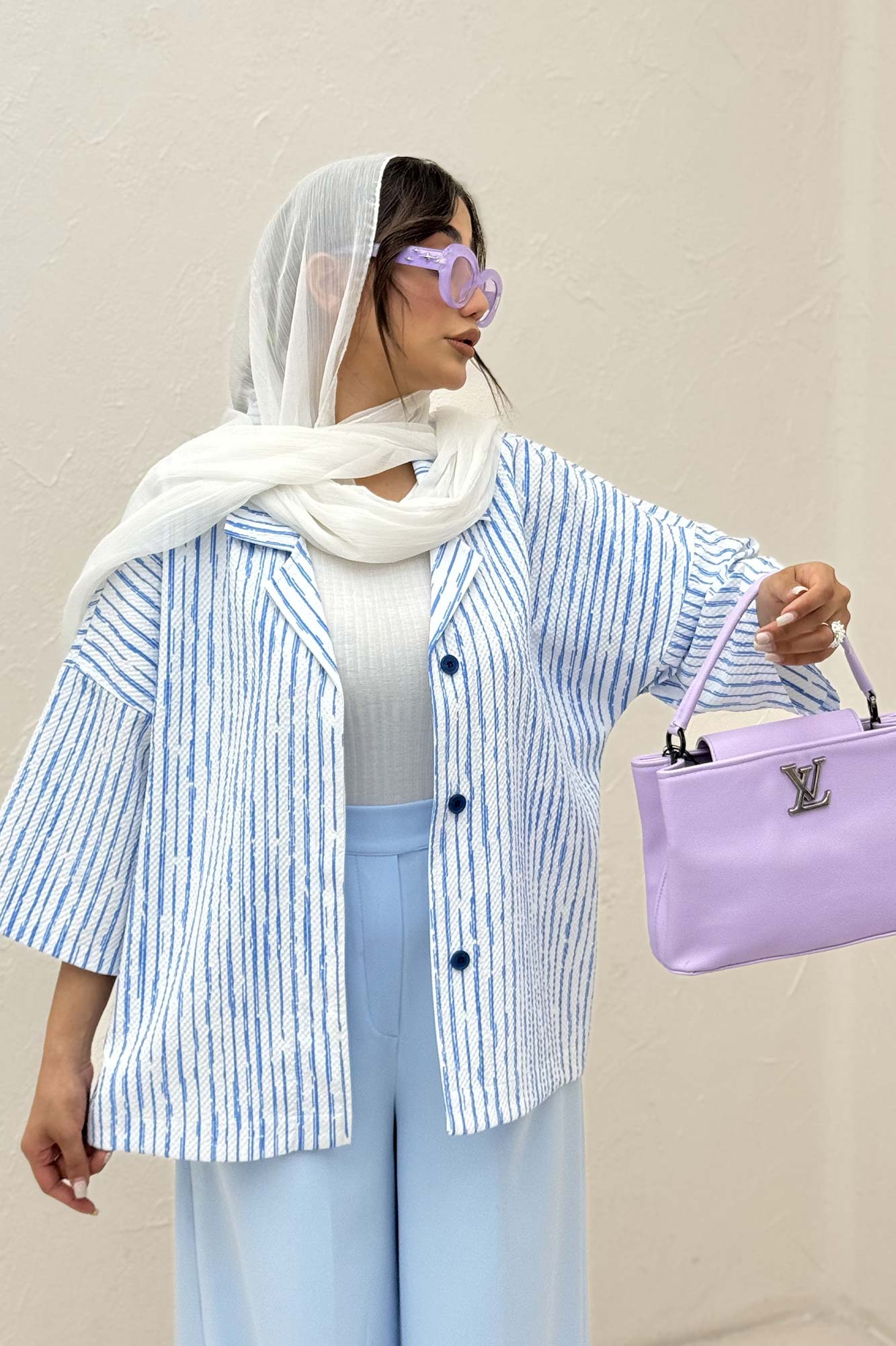 مانتو یقه شکاری راه راه زارا