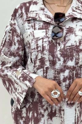 ست شومیز و شلوار پرینتی زافیرا کد 3