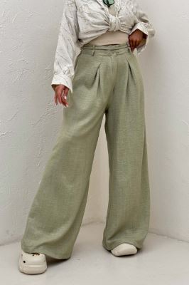 شلوار شانتون کمردو بندی