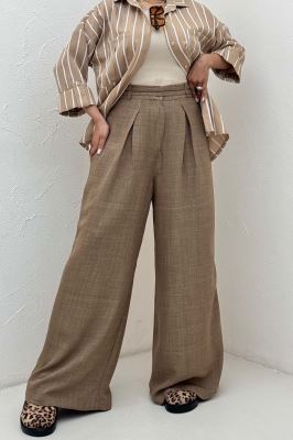 شلوار شانتون کمردو بندی