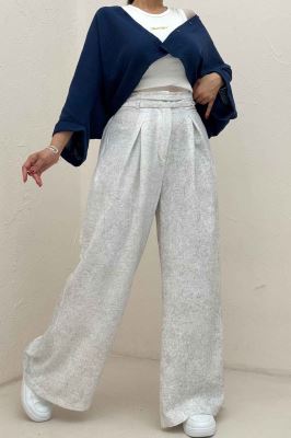 شلوار شانتون سرامیکی کمردو بندی