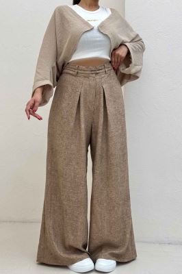 شلوار شانتون سرامیکی کمردو بندی