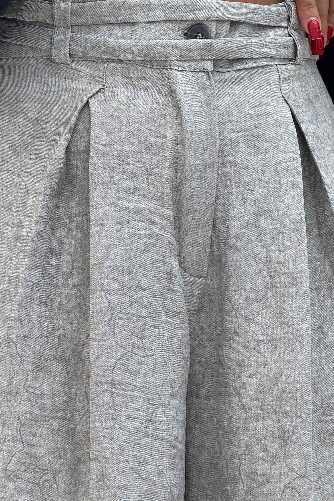 شلوار شانتون سرامیکی کمردو بندی