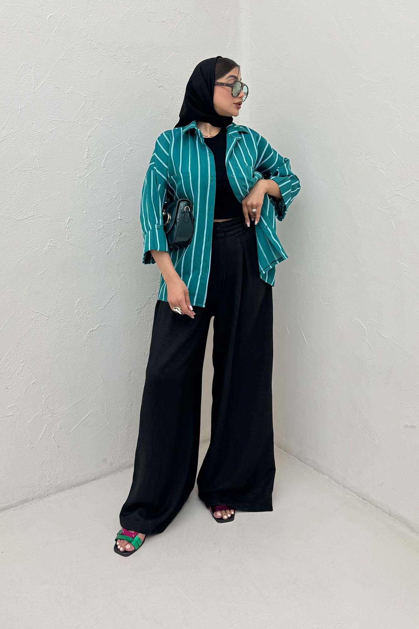 شومیز مانتویی PARRY دو جیب مچ پاکتی