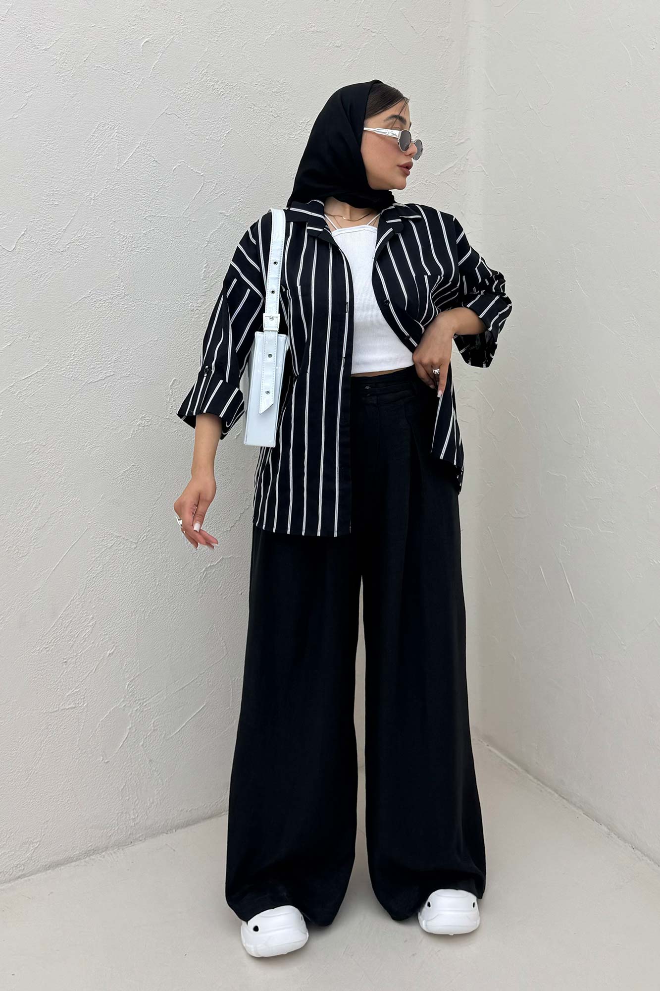 شومیز مانتویی PARRY دو جیب مچ پاکتی