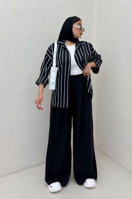 شومیز مانتویی PARRY دو جیب مچ پاکتی