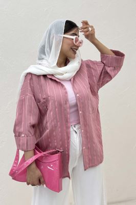 شومیز مانتویی PARRY دو جیب مچ پاکتی