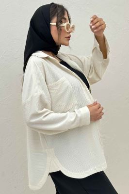 مانتو بغل هلال لینن کنفی 