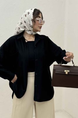 مانتو بغل هلال لینن کنفی 