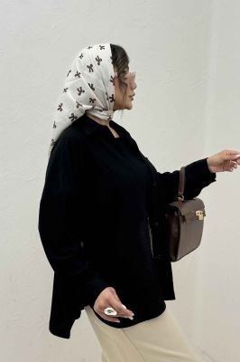 مانتو بغل هلال لینن کنفی 