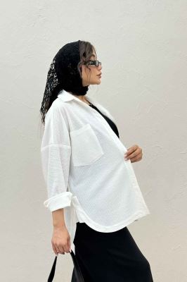 مانتو بغل هلال لینن کنفی 