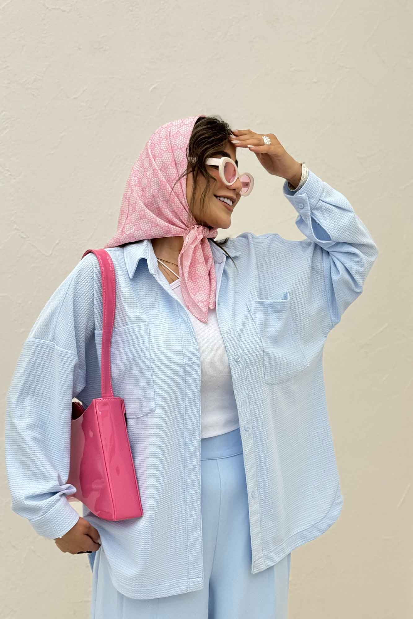 مانتو بغل هلال لینن کنفی 