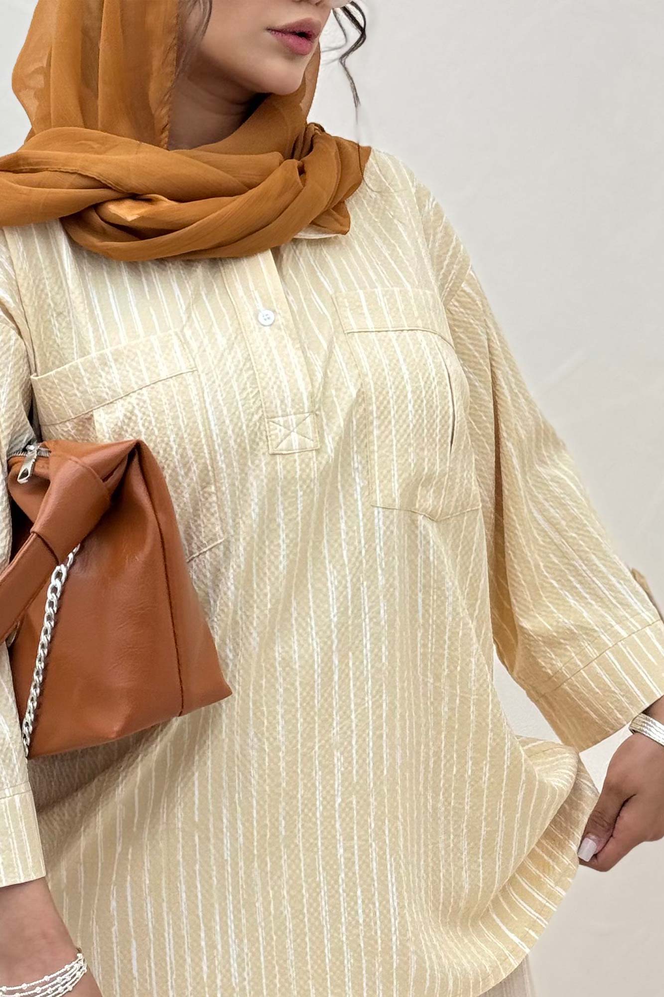 شومیز جلو بسته یقه بلیطی راه راه زارا