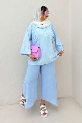 شومیز جلو بسته یقه بلیطی راه راه زارا