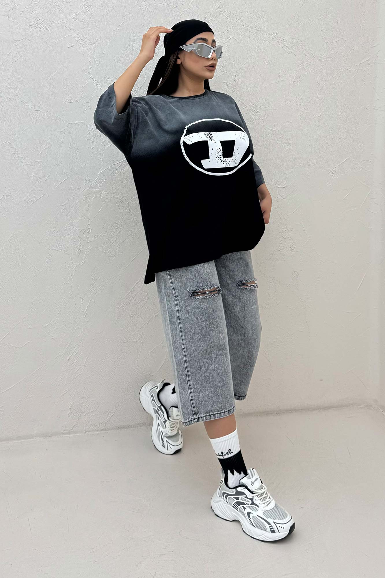 تیشرت باکسی تمام چاپ دیزل