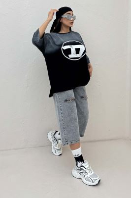 تیشرت باکسی تمام چاپ دیزل